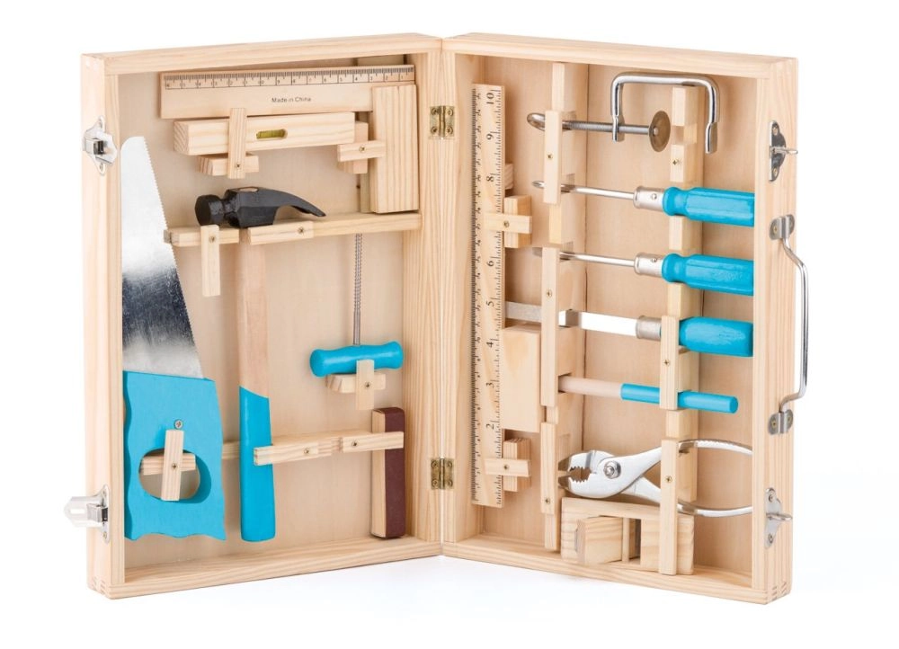 E-shop Woody kovové nářadí v dřevěném kufříku