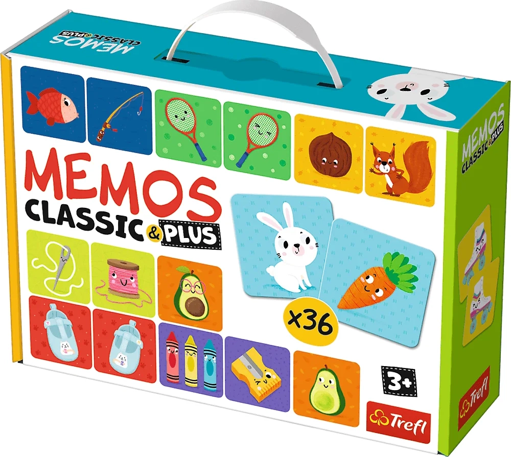 Trefl Pexeso Classic&Plus Logic 3v1