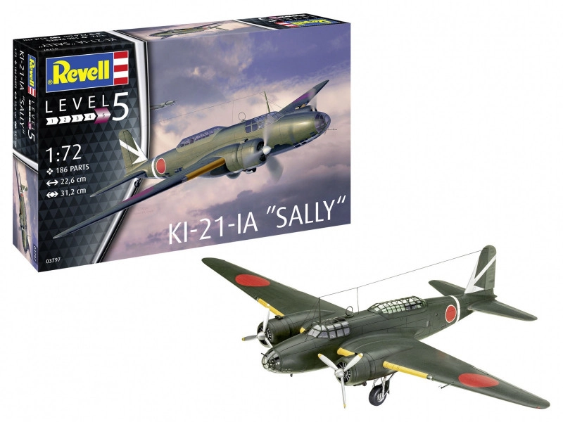 E-shop REVELL Plastic ModelKit letadlo 03797 Ki 21 la 1:72