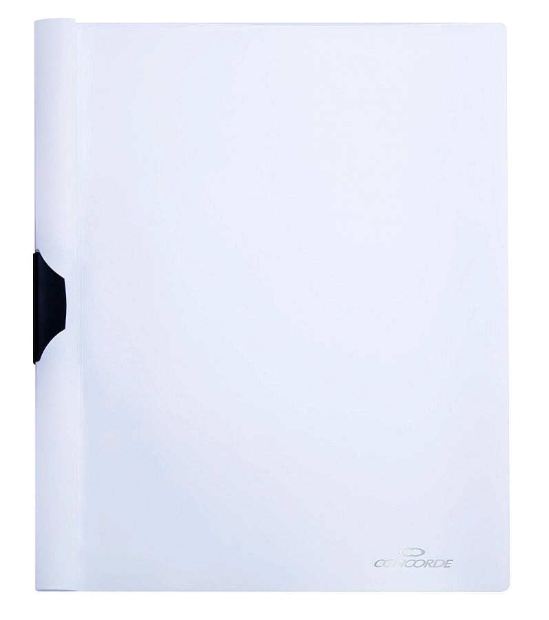 Spisové dosky A4 s bočným klipom CONCORDE, biela