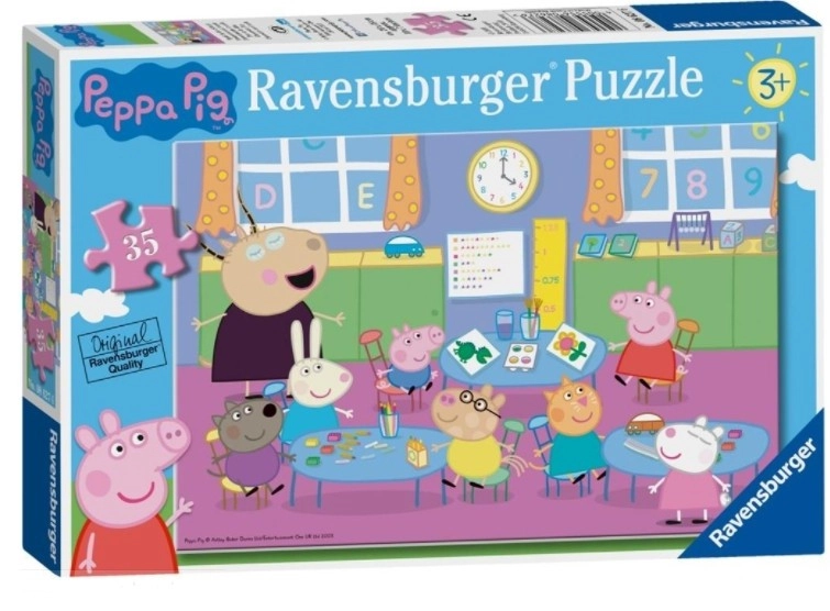 E-shop RAVENSBURGER Prasátko Peppa Ve třídě 35 dielov