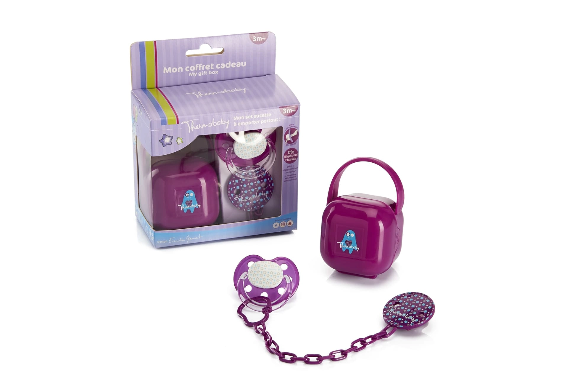 E-shop Thermobaby dudlíkový dárkový set THE051632/Monster