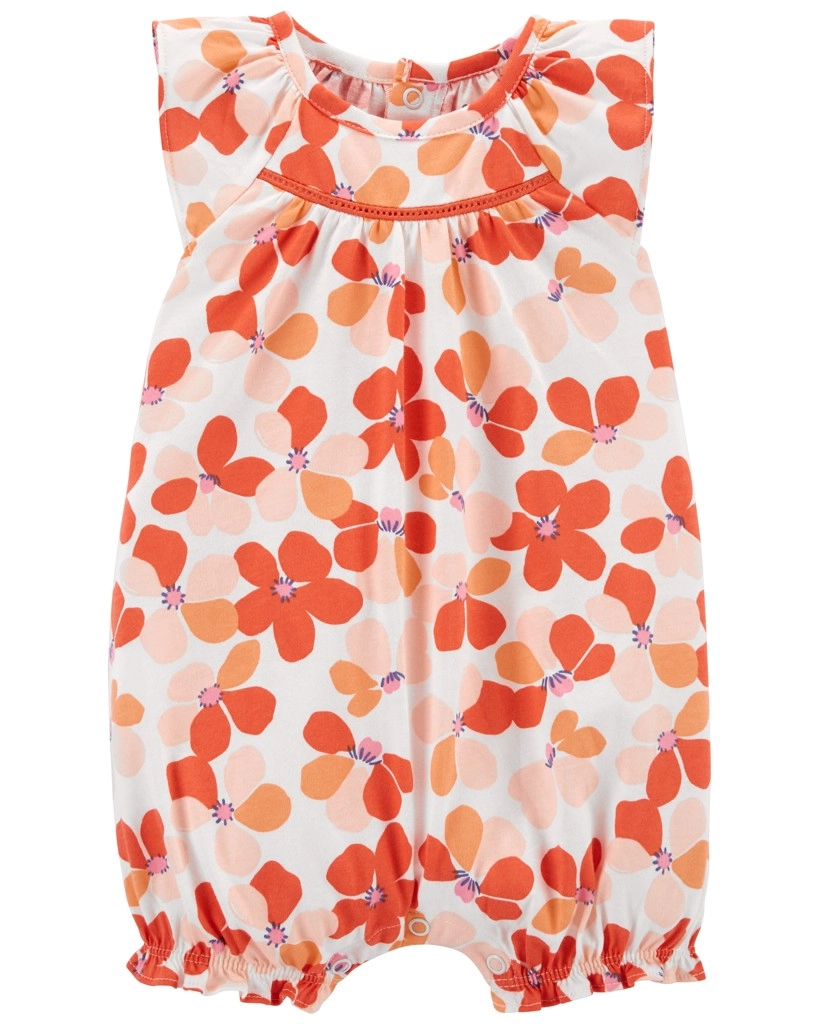 E-shop Carter’s CARTER'S Overal letný Orange Floral dievča