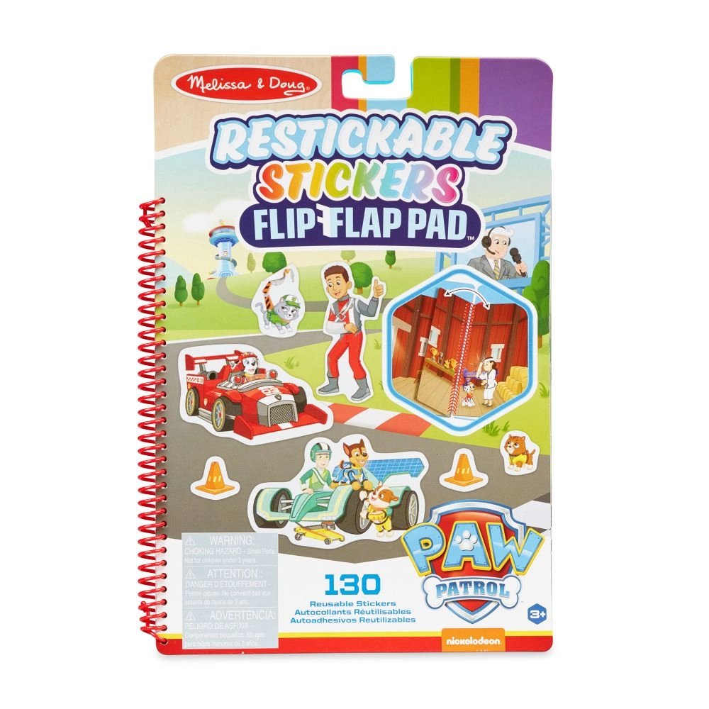 E-shop Paw Patrol prestikovateľné samolepky Flip‑Flap – klasické misie