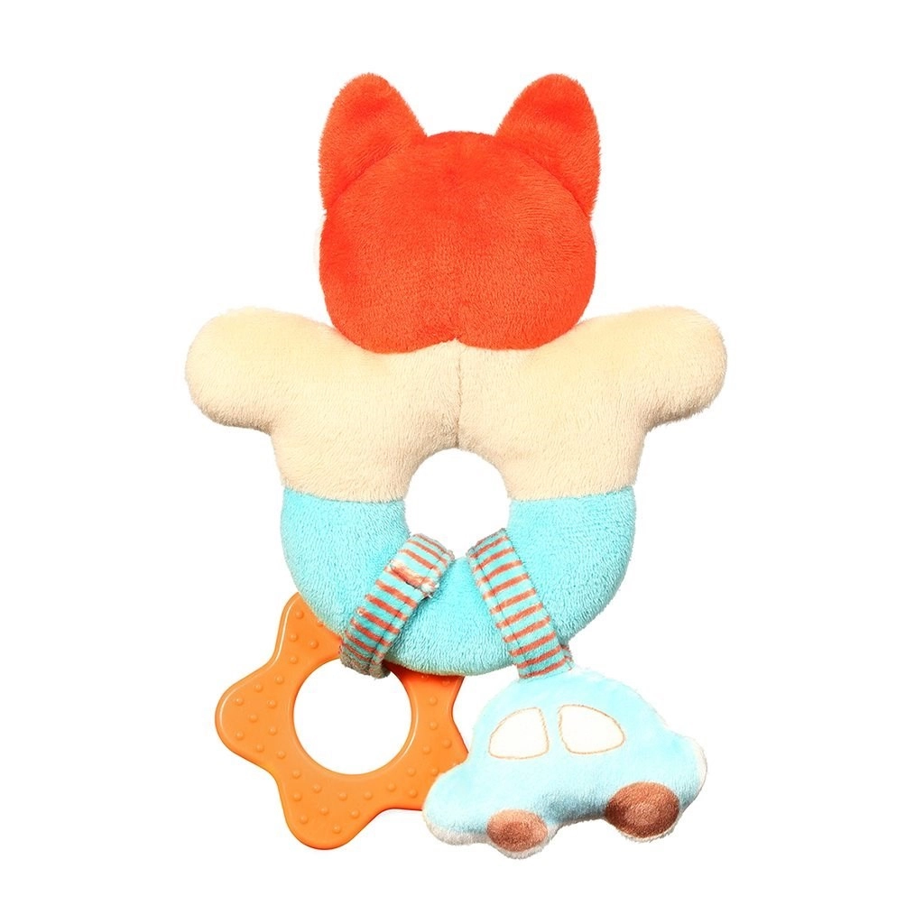 E-shop BabyOno hrkálka s hryzadlom Bear béžová