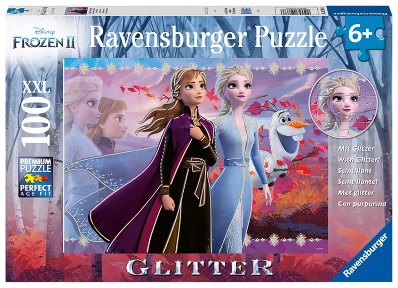 E-shop Ravensburger Disney Ľadové kráľovstvo 2 100 dielov Trblietavé