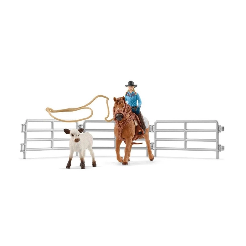 E-shop Schleich 42577 tímová zábava s lasom pre kovbojky