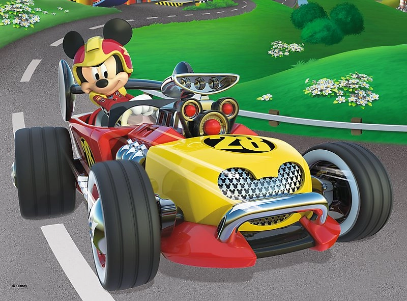 E-shop Trefl Mickey Mouse Závodník 20 dielov