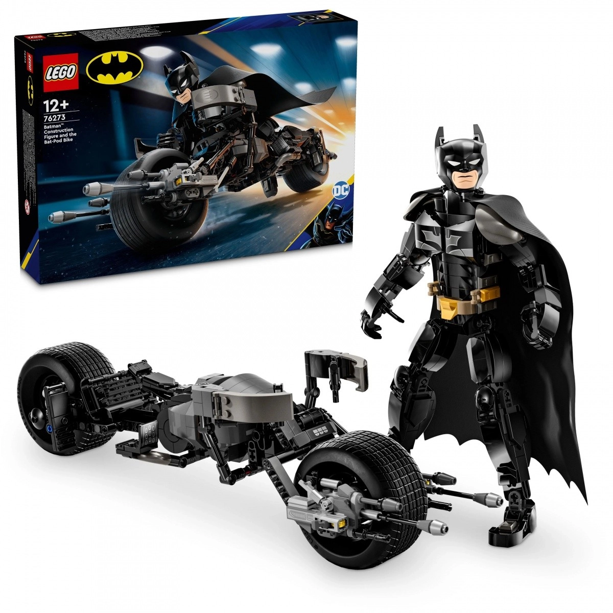 E-shop LEGO® DC Batman™ 76273 Zostaviteľná figúrka: Batman™ a motorka Bat-Pod