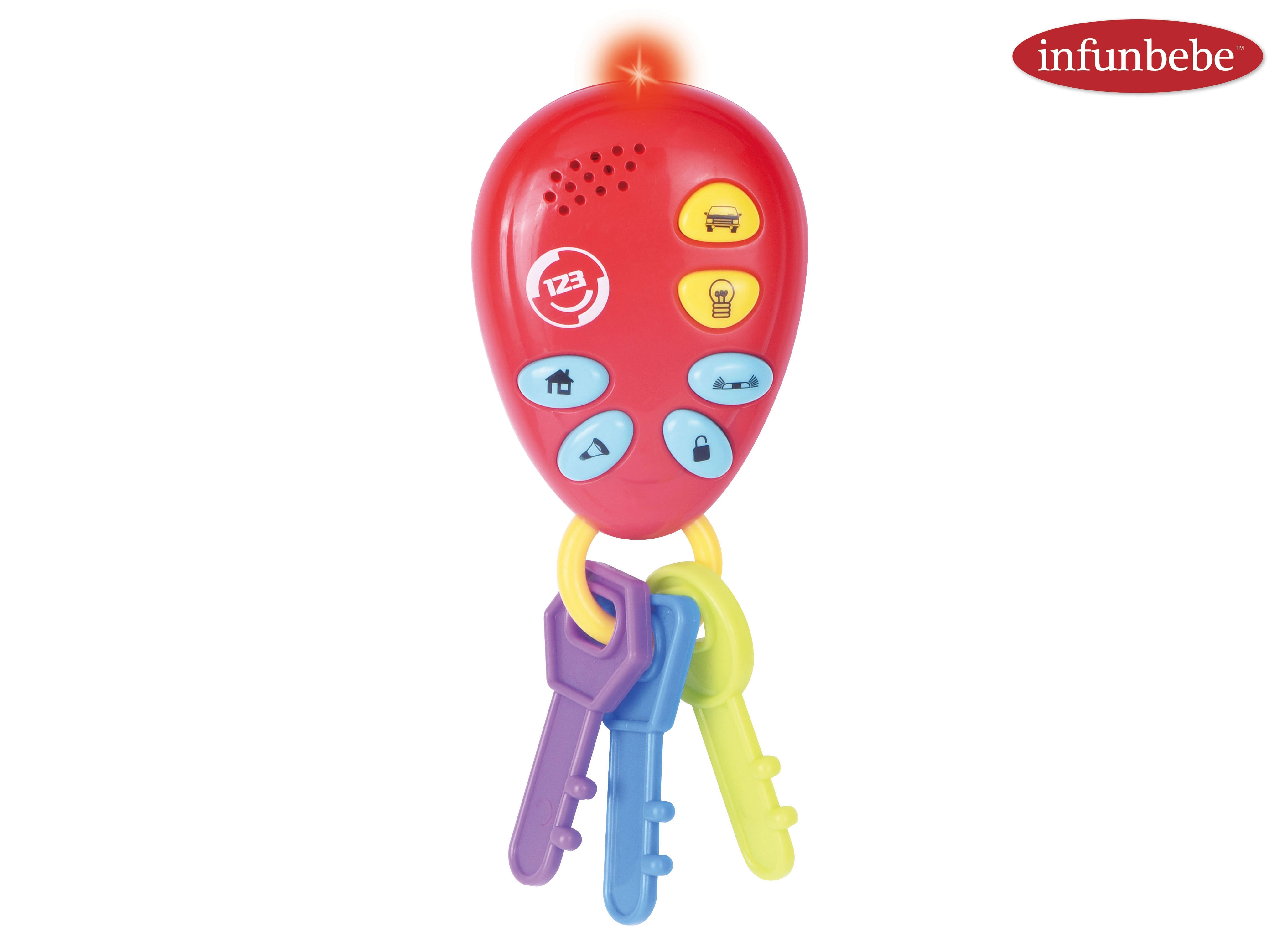 E-shop INFUNBEBE Interaktívne kľúče od auta