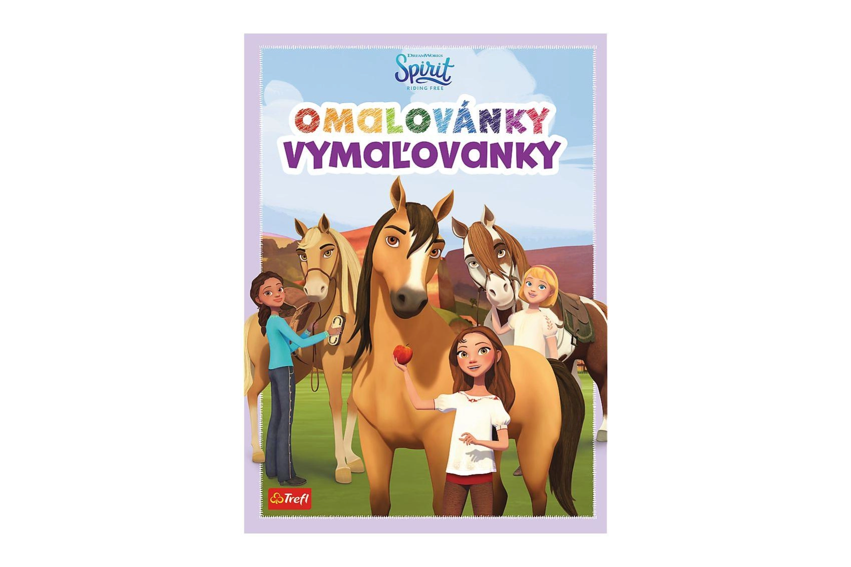 Omaľovánky Spirit – kone 20 × 27,3 cm, 24 strán