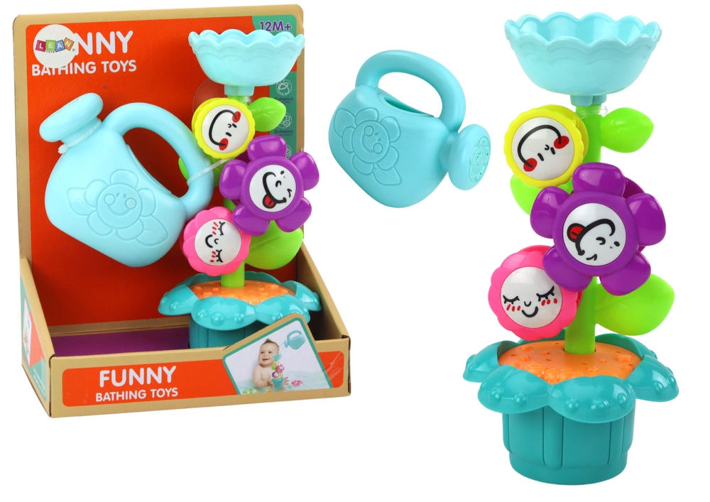 E-shop Lean Toys farebný kvietok s krhličkou
