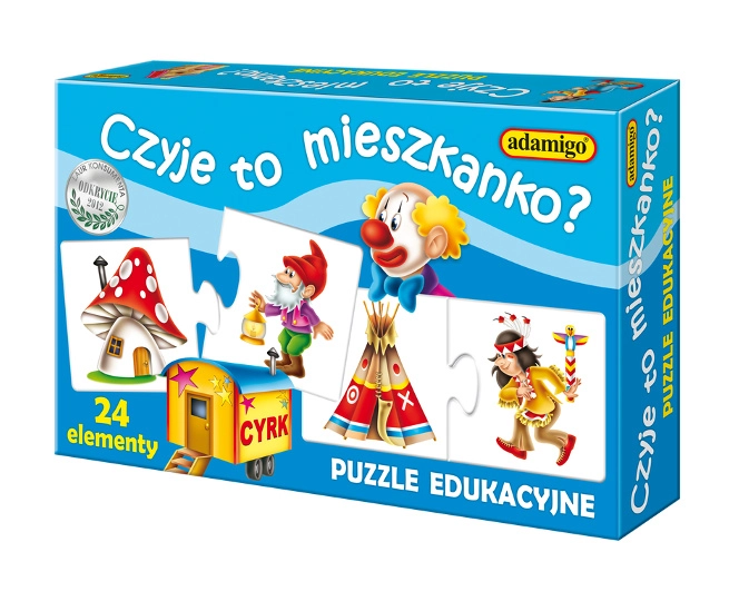 E-shop Hra Čie je to bývanie? Puzzle pre deti