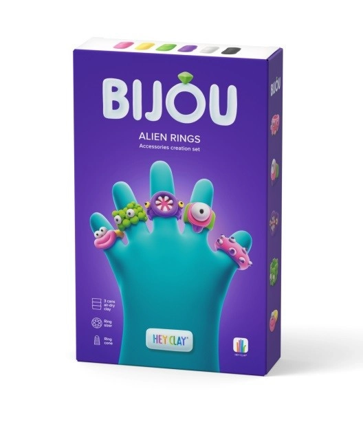 Hey Clay Bijou Modelovacia hmota Prstene