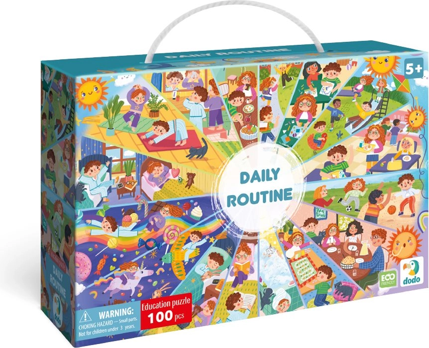 Puzzle Denná Rutina 100 dielikov