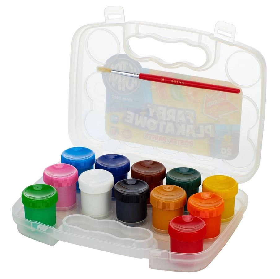 E-shop Tempera farby ASTRA 12×20 ml v plastovom kufríku