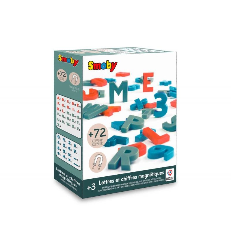 Smoby magnetická písmena a čísla 72 ks