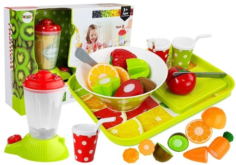 E-shop Lean Toys sada na mixovanie ovocia a zeleniny na batérie