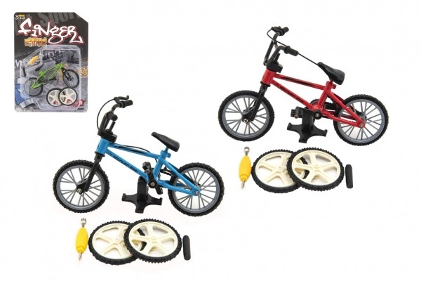 Teddies Koleso prstové skrutkovacie plast 10cm s doplnkami 3 farby na karte