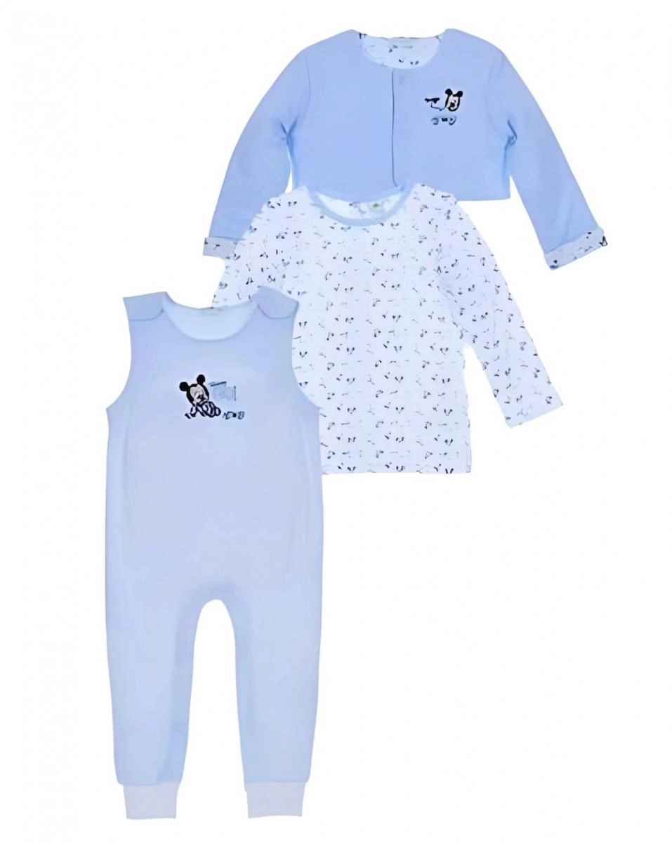 Darčeková súprava pre bábätko Mickey Mouse, 3 diely