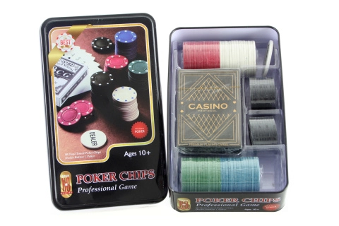 E-shop Pokerová sada v plechovej dóze