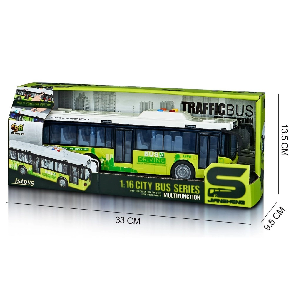 E-shop Alltoys Autobus na setrvačník se světlem a zvukem 28cm