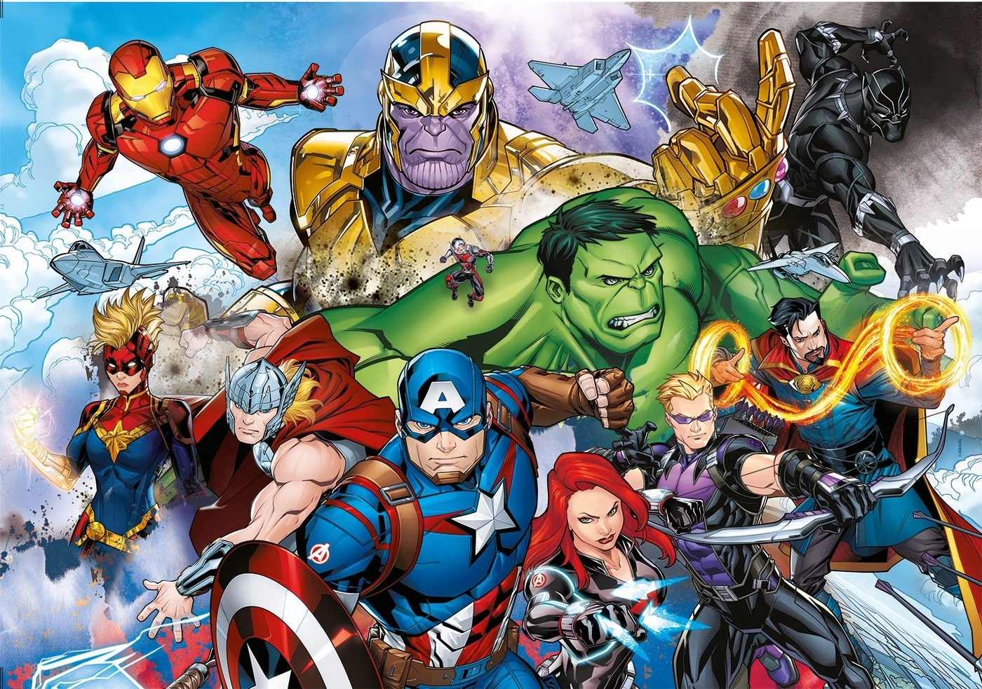 CLEMENTONI Marvel: Avengers 104 dielov