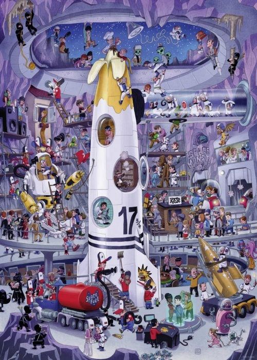 E-shop Heye puzzle Štart rakety 1000 dielikov