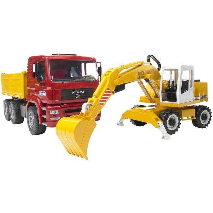 Bruder 02751 MAN a bager LIEBHER