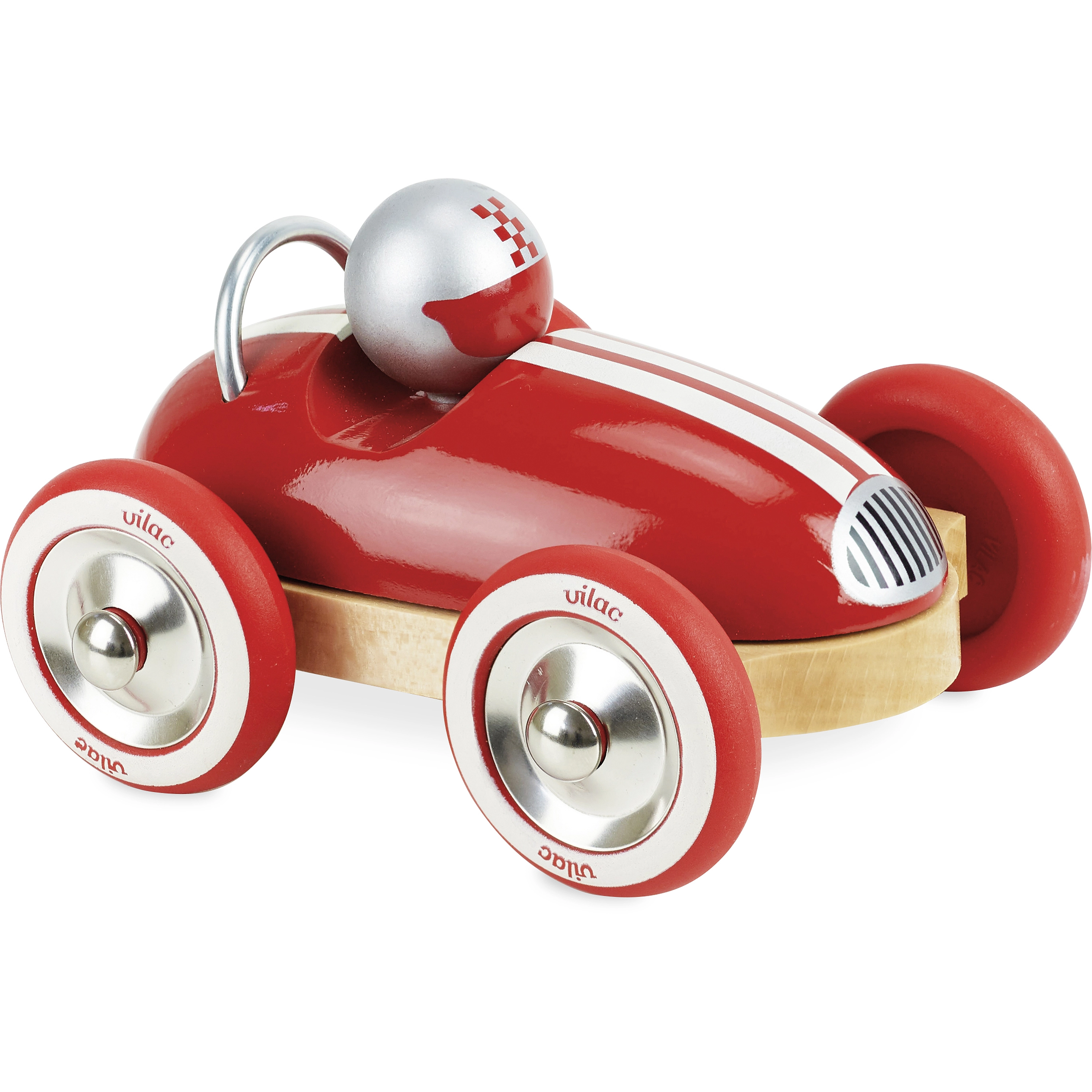 E-shop Vilac Drevené auto Roadster Vintage Červené