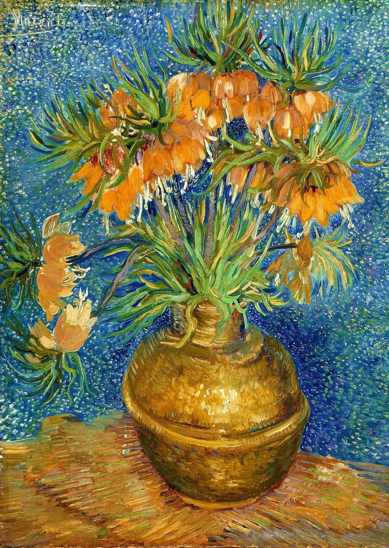 E-shop ENJOY Vincent Van Gogh: Řebčíky v měděné váze 1000 dielov