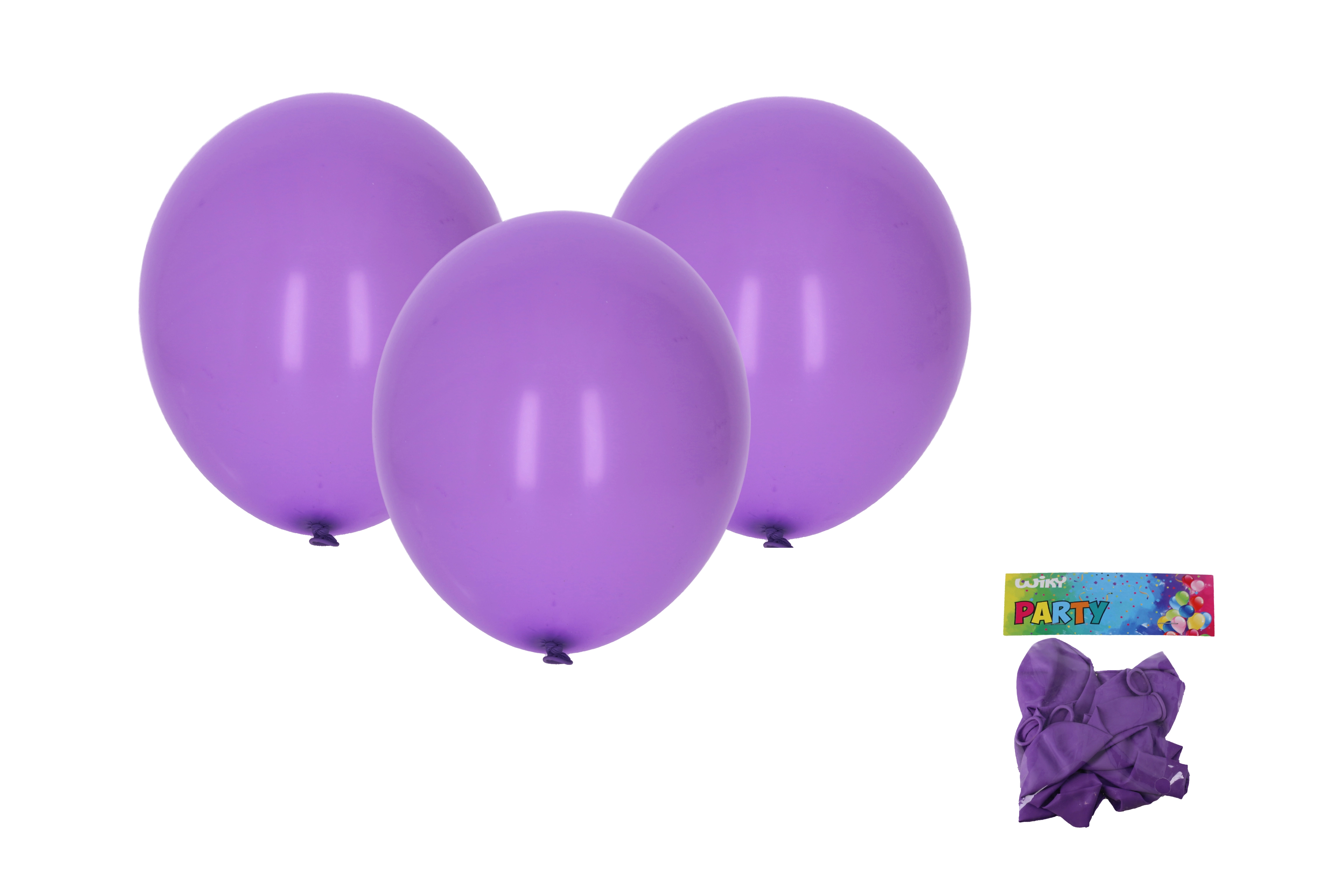 E-shop Wiky Balónik nafukovací 30cm sada fialový WKW009936