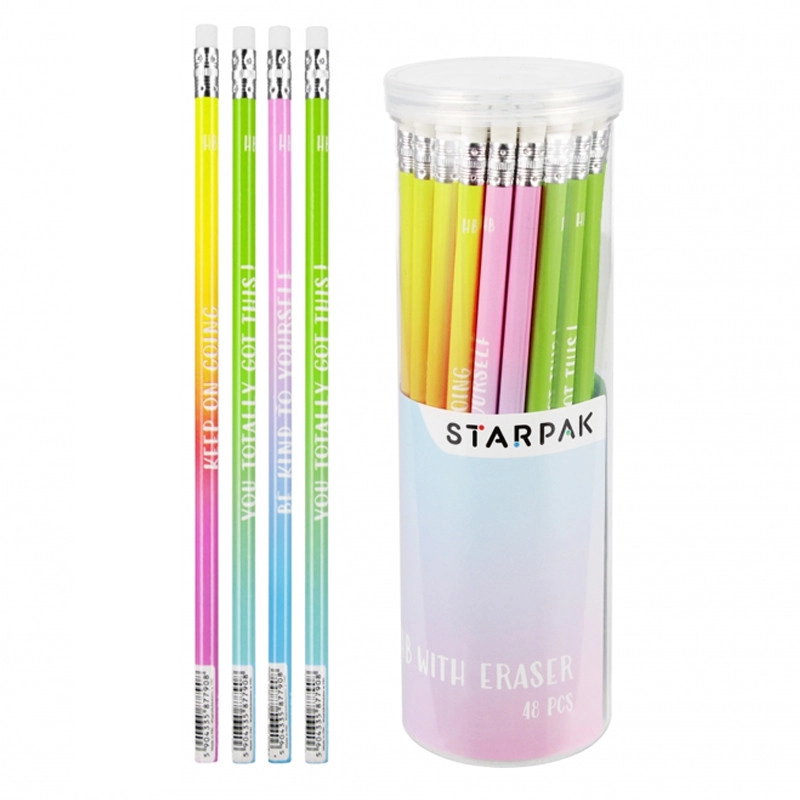 ceruzka s gumou v tube ombré