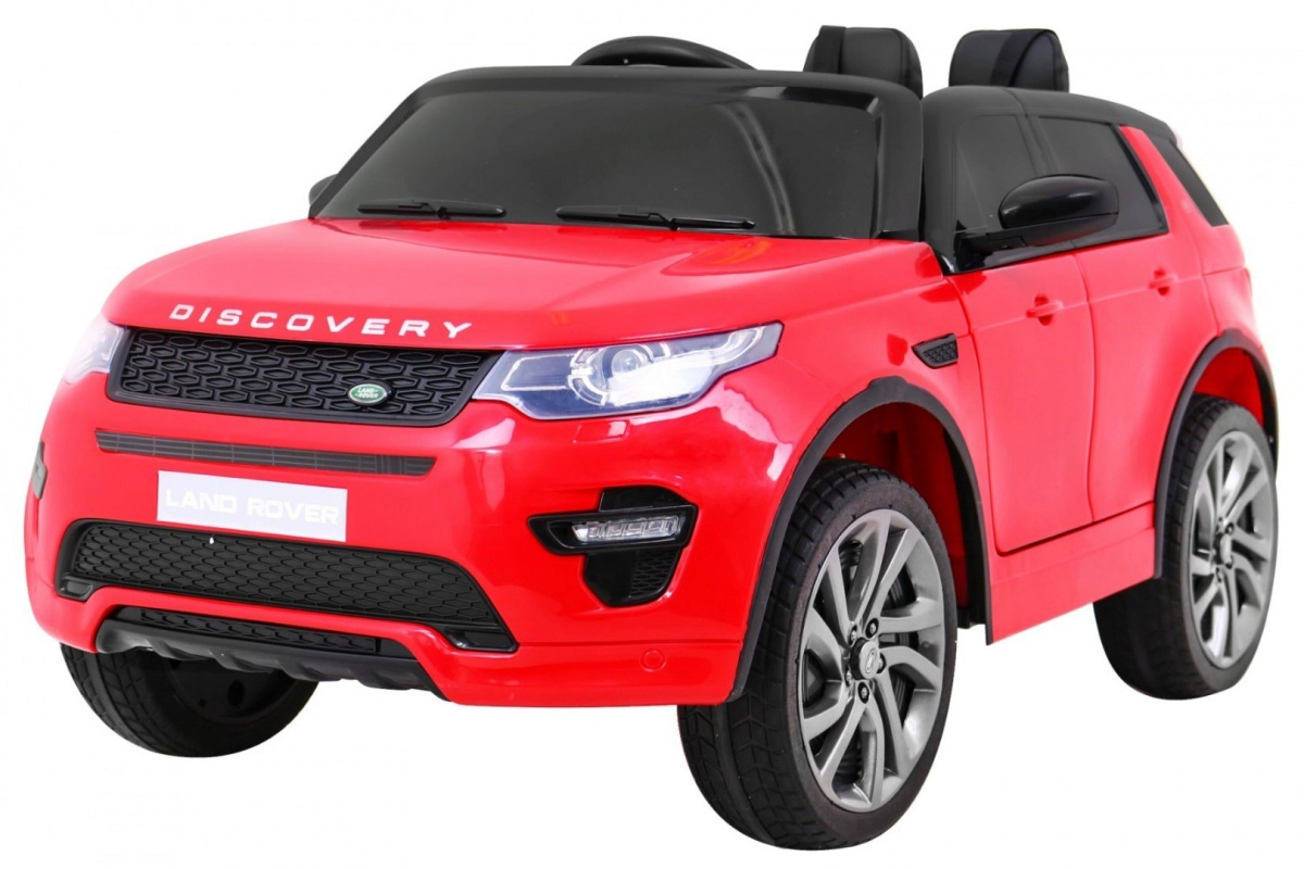 E-shop Detské elektrické auto Land Rover Discovery červené SUV s diaľkovým ovládaním
