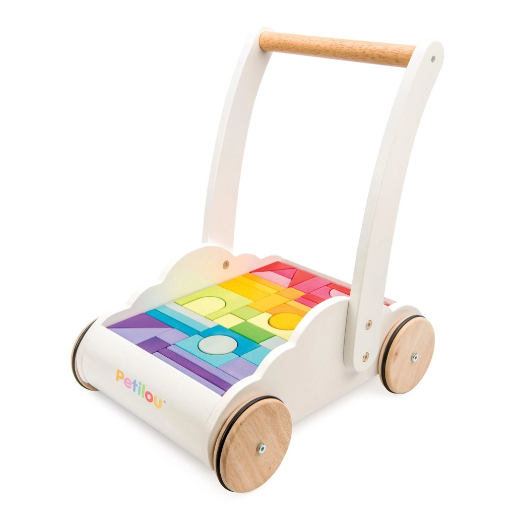 E-shop Vozík s dúhovými kockami Petilou