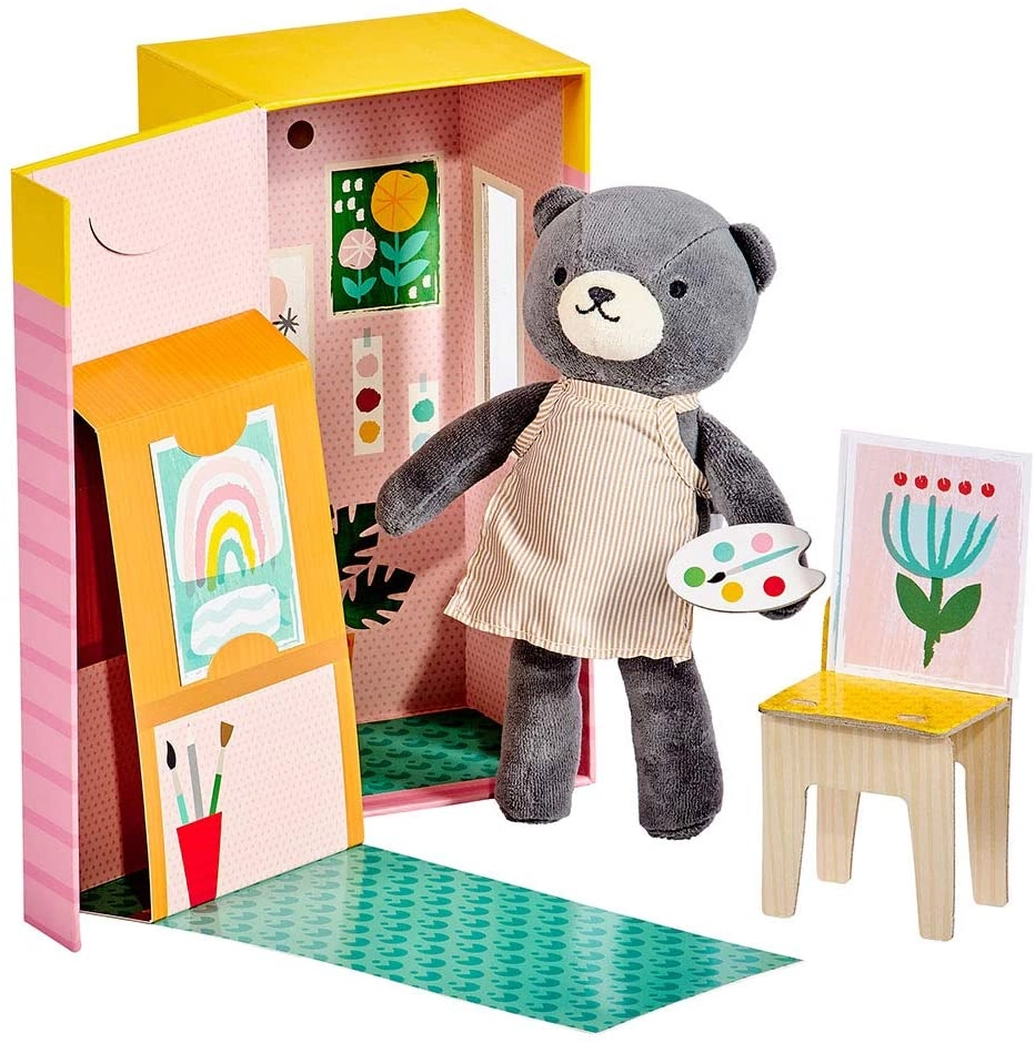 E-shop Petitcollage medvědice v malířském studiu