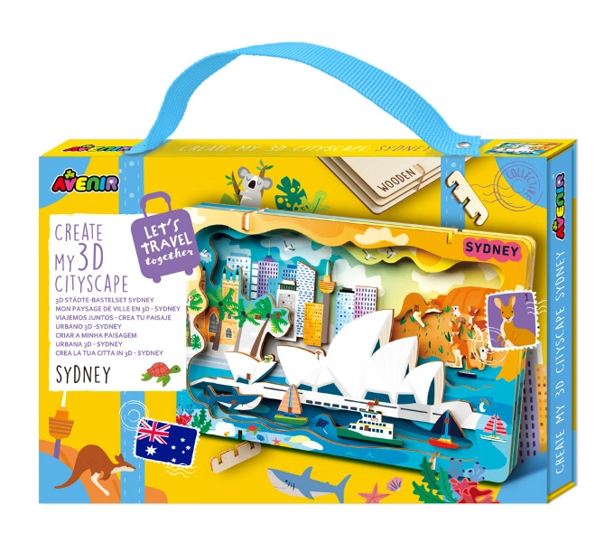 E-shop Drevené 3D puzzle – mestská krajina SYDNEY