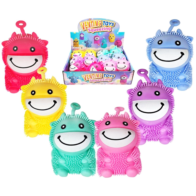 Stláčacia kravička so svetlom – antistresová hračka pre deti