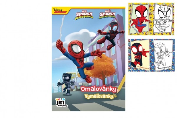 Omaľovánky A5 spidey