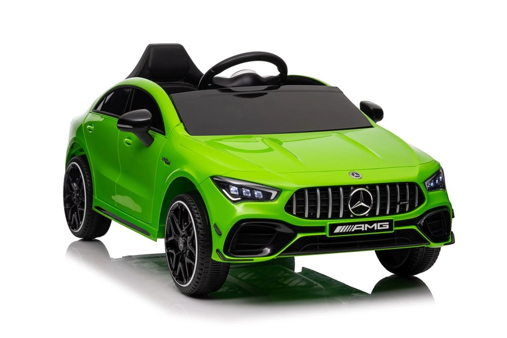 E-shop Lean Cars Elektrická autíčko Mercedes CLA 45s AMG lakované zelené