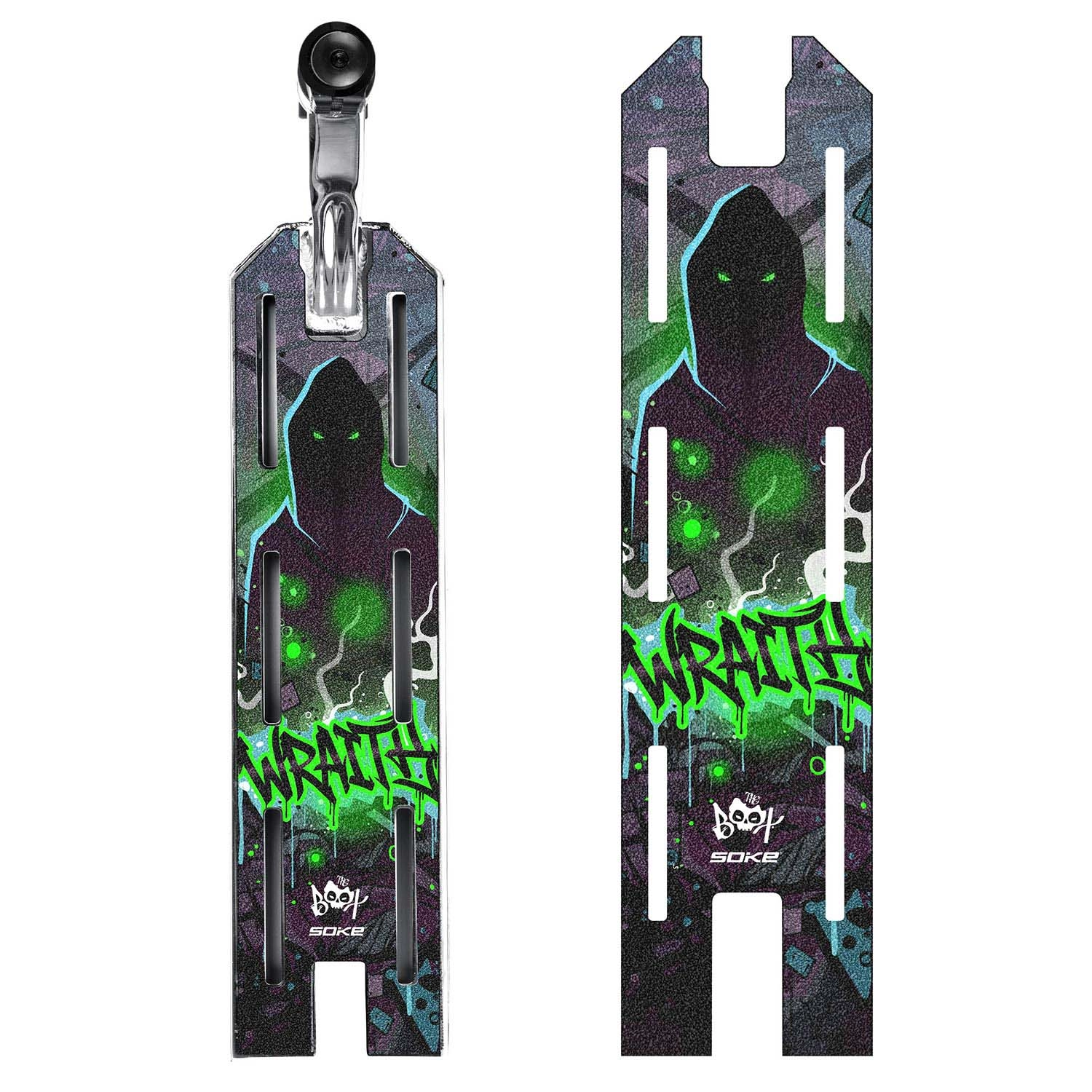 Grip tape na freestyle kolobežku Soke Wraith 52 × 13 cm