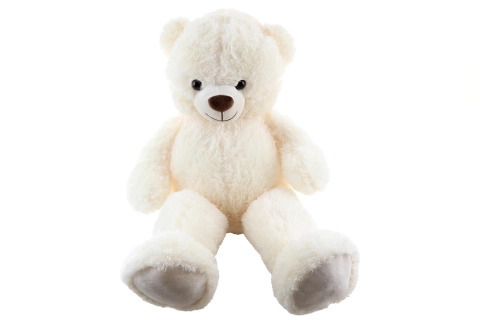 plyšový biely medveď 90 cm