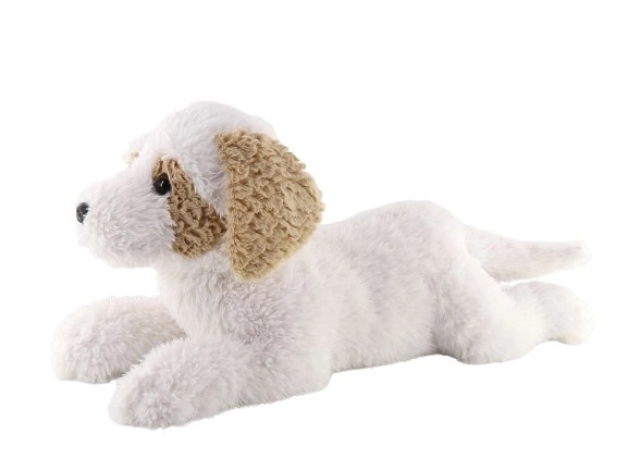 Plyšový pes havanský, ležiaci 60 cm