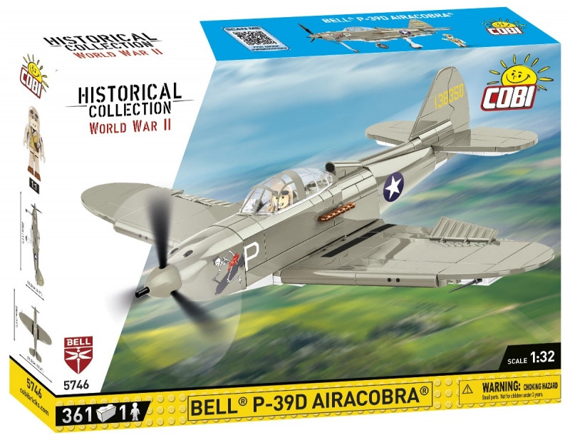 E-shop Cobi 5746 World War II Americké stíhacie lietadlo Bell P-39D Airacobra 1:32