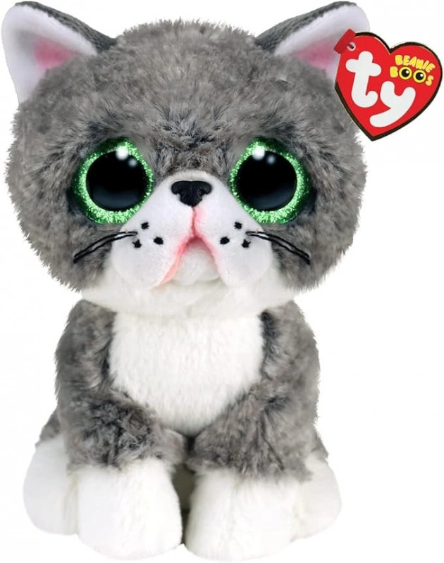 E-shop Ty Beanie Boos Šedá kočka 15 cm