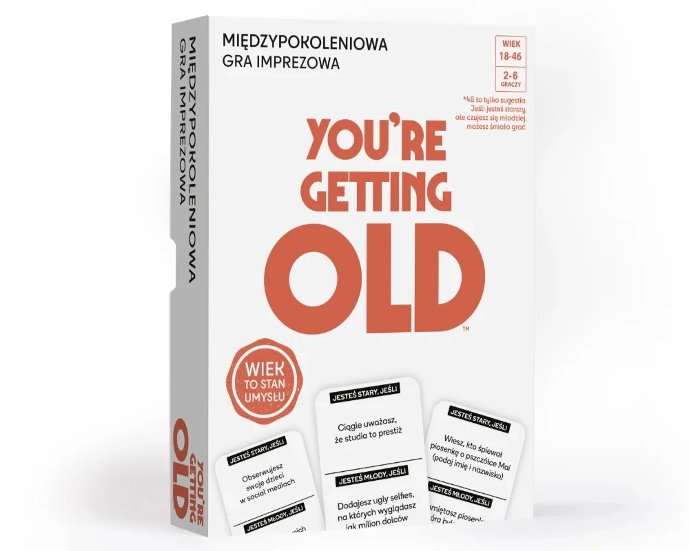 E-shop You’re getting old – párty kartová hra pre dospelých