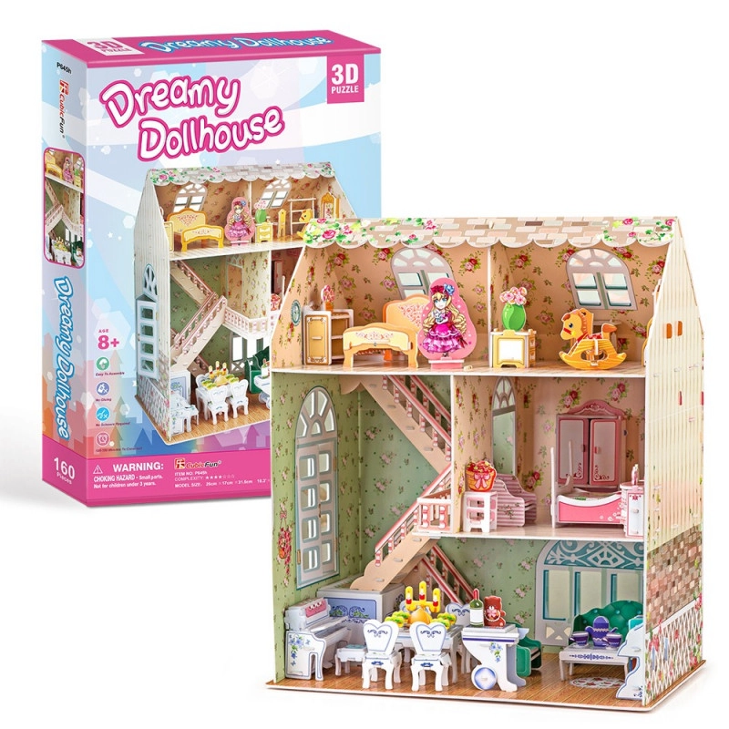 CubicFun 3D puzzle Domek snů pro panenky 160 ks