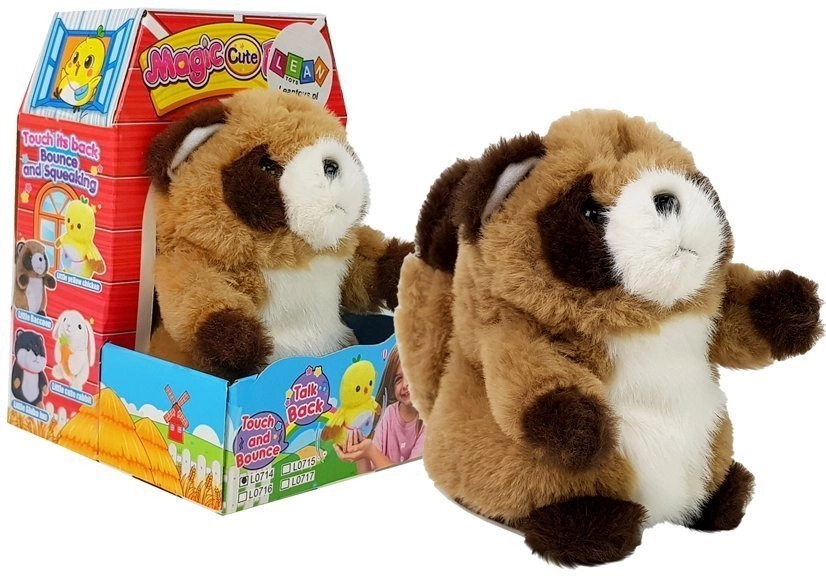 E-shop LEAN TOYS Interaktívny hovoriaci medvedík čistotný