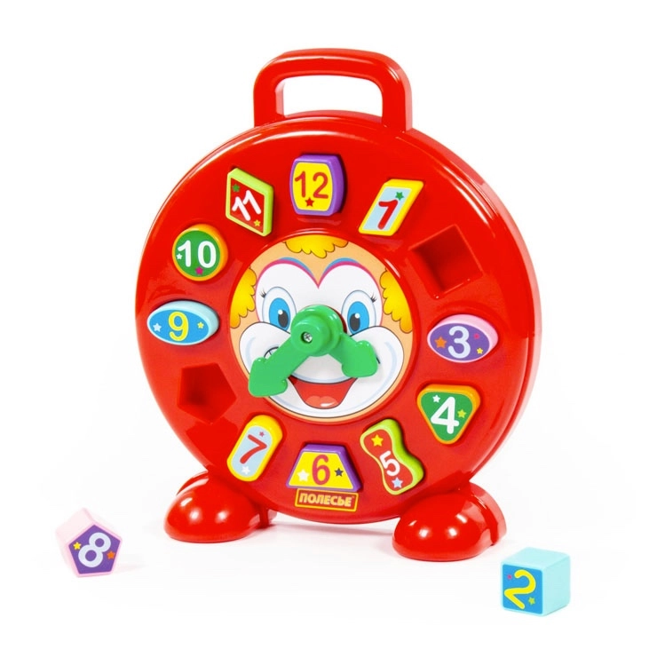 Detské hodiny klaun vkladačka