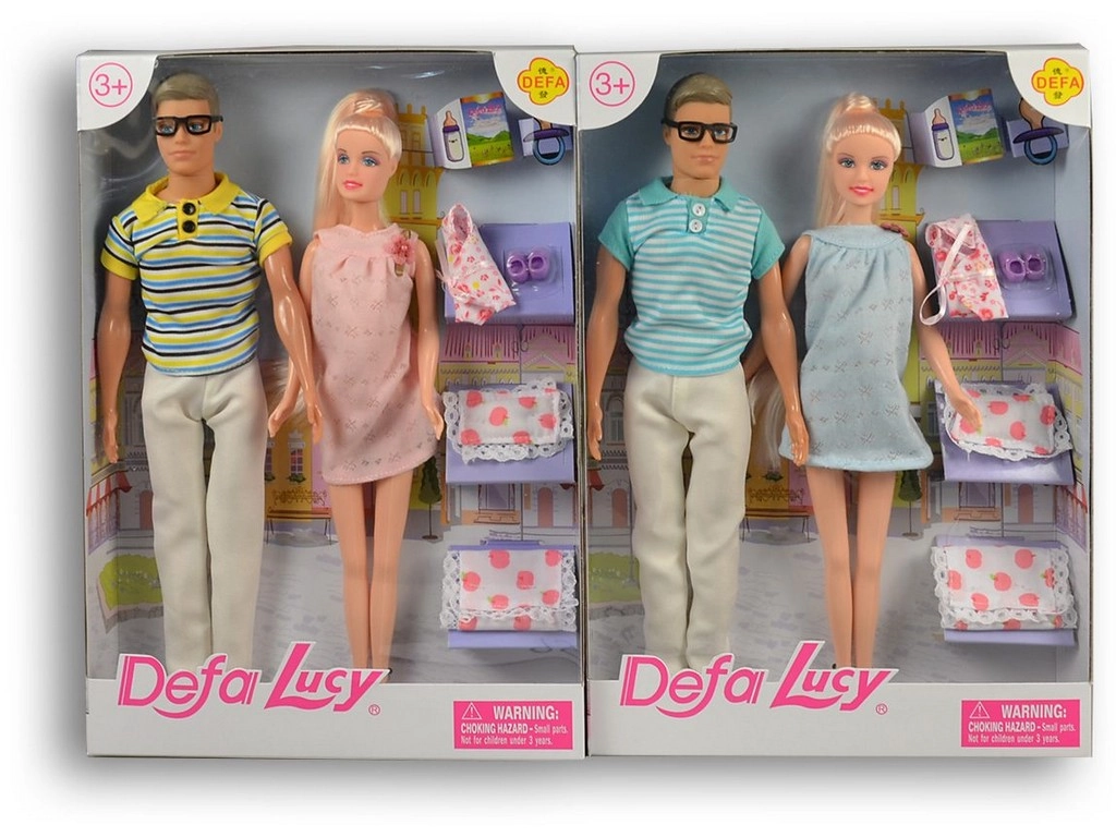 Bábika Lucy s Kenom v Obchode